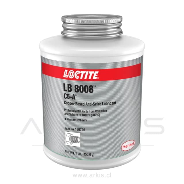 Antiadherente base cobre 8008 1 lb Loctite