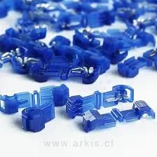 Conector T-TAP azul bolsa 100 und