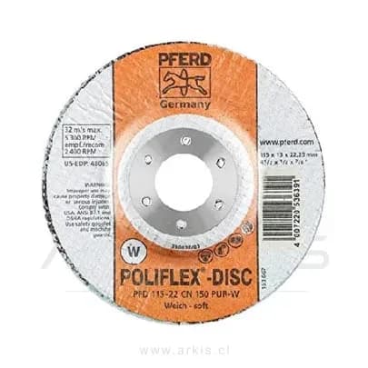 Disco corte Poliflex 115x1.0x22 mm alternativo