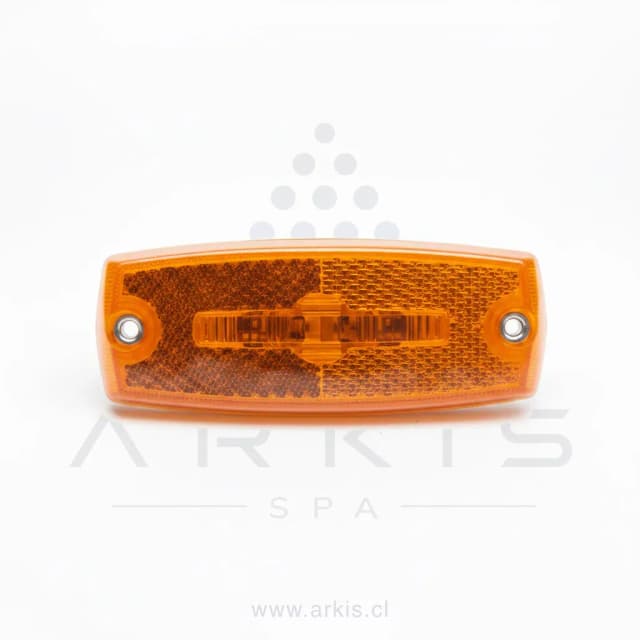Foco LED lateral rectangular ámbar Braslux