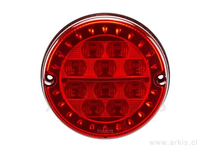 Foco LED posición/freno 125 mm luz roja Braslux