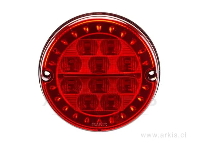 Foco LED posición/freno 125 mm luz roja Braslux