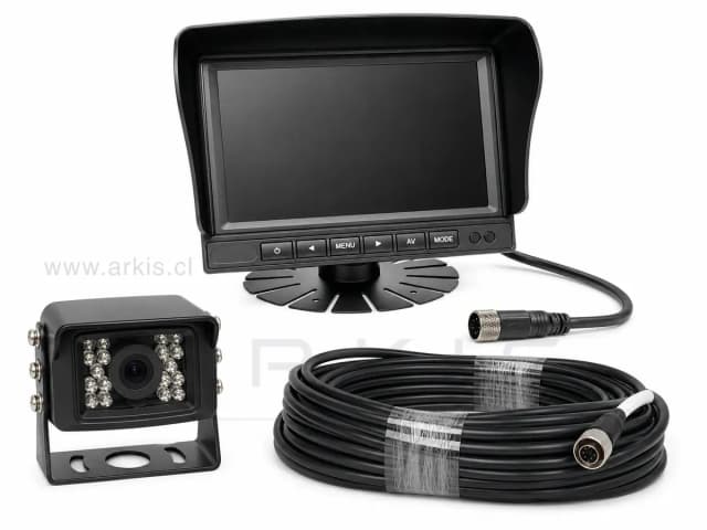 Kit monitor ECAM (MT011) con cámara (CA008) y cable conector 20 m (CB118)