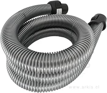Manguera gris de vaciador retráctil c/tapa vacuolavadora KL-900