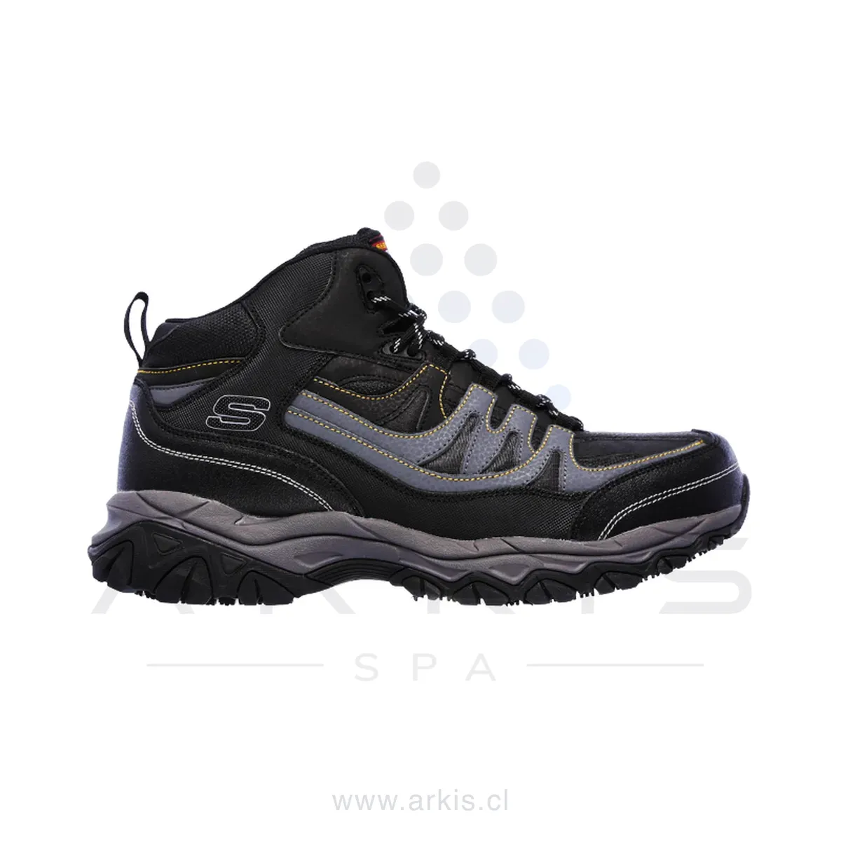 Botín de Seguridad Hombre Skechers Work Holdredge-Rebem Negro