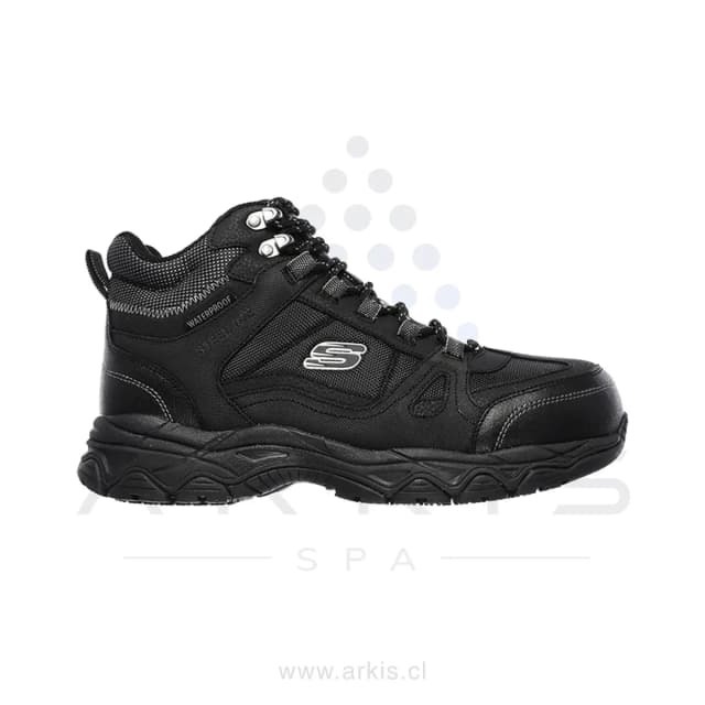 Botín de Seguridad Hombre Skechers Work Ledom Negro Waterproof