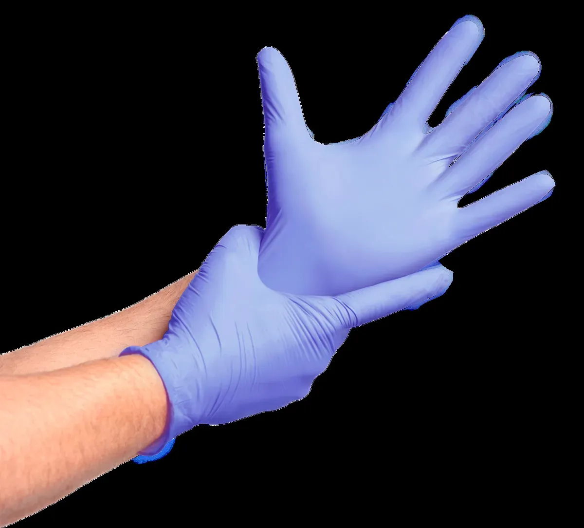 Guante de Nitrilo 3,5 gr Topsafe Violeta (100u)