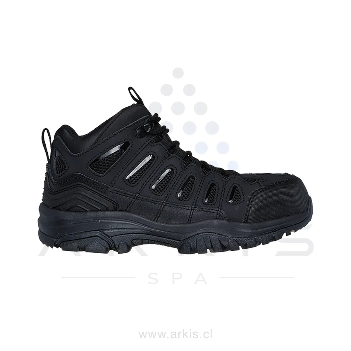 Skechers Botín Mujer Seguridad Bellshill Negro