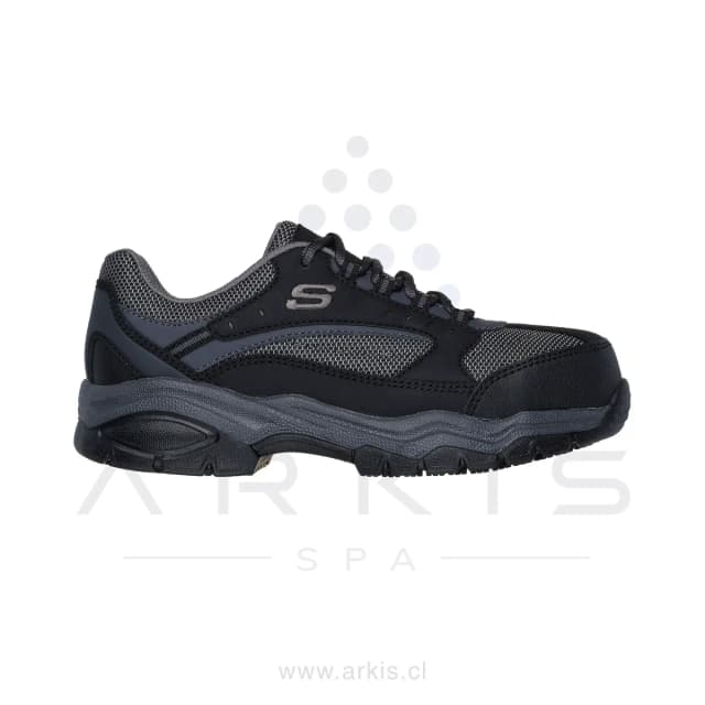 Zapatilla de Seguridad Mujer Skechers Work Biscoe Negro