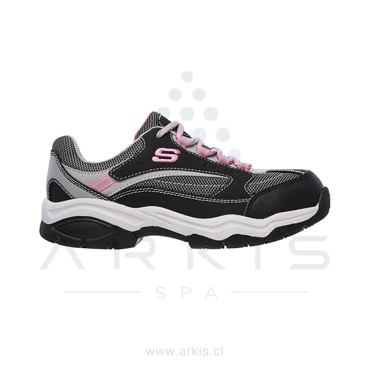 Zapatilla de Seguridad Mujer Skechers Work Biscoe Rosado