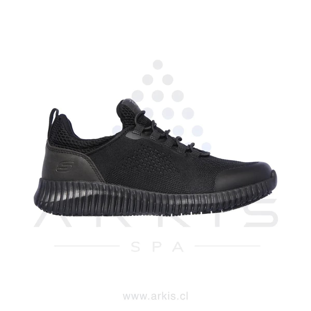 Zapatilla Ocupacional Mujer Skechers Work Cessnock-Carrboro SR Negro