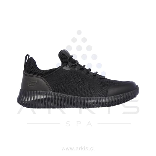 Zapatilla Ocupacional Mujer Skechers Work Cessnock-Carrboro SR Negro