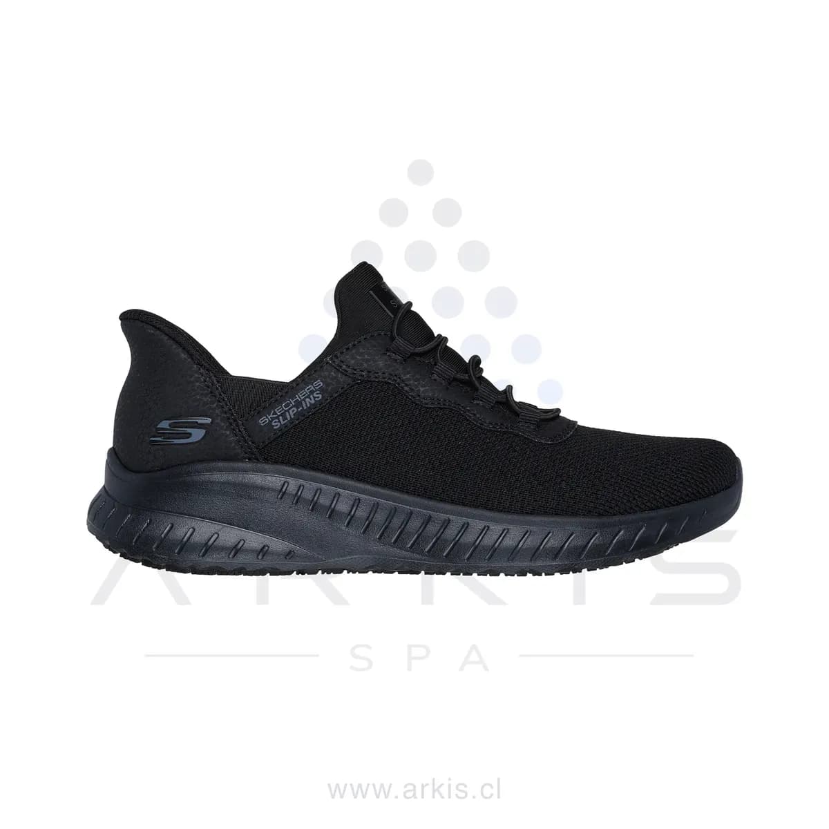 Zapatilla Ocupacional Mujer Skechers Work Jasul SR Slip-ins Negro