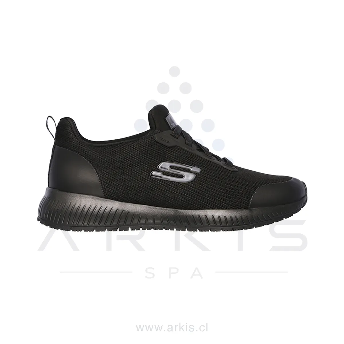 Zapatilla Ocupacional Mujer Skechers Work Squad SR Negro