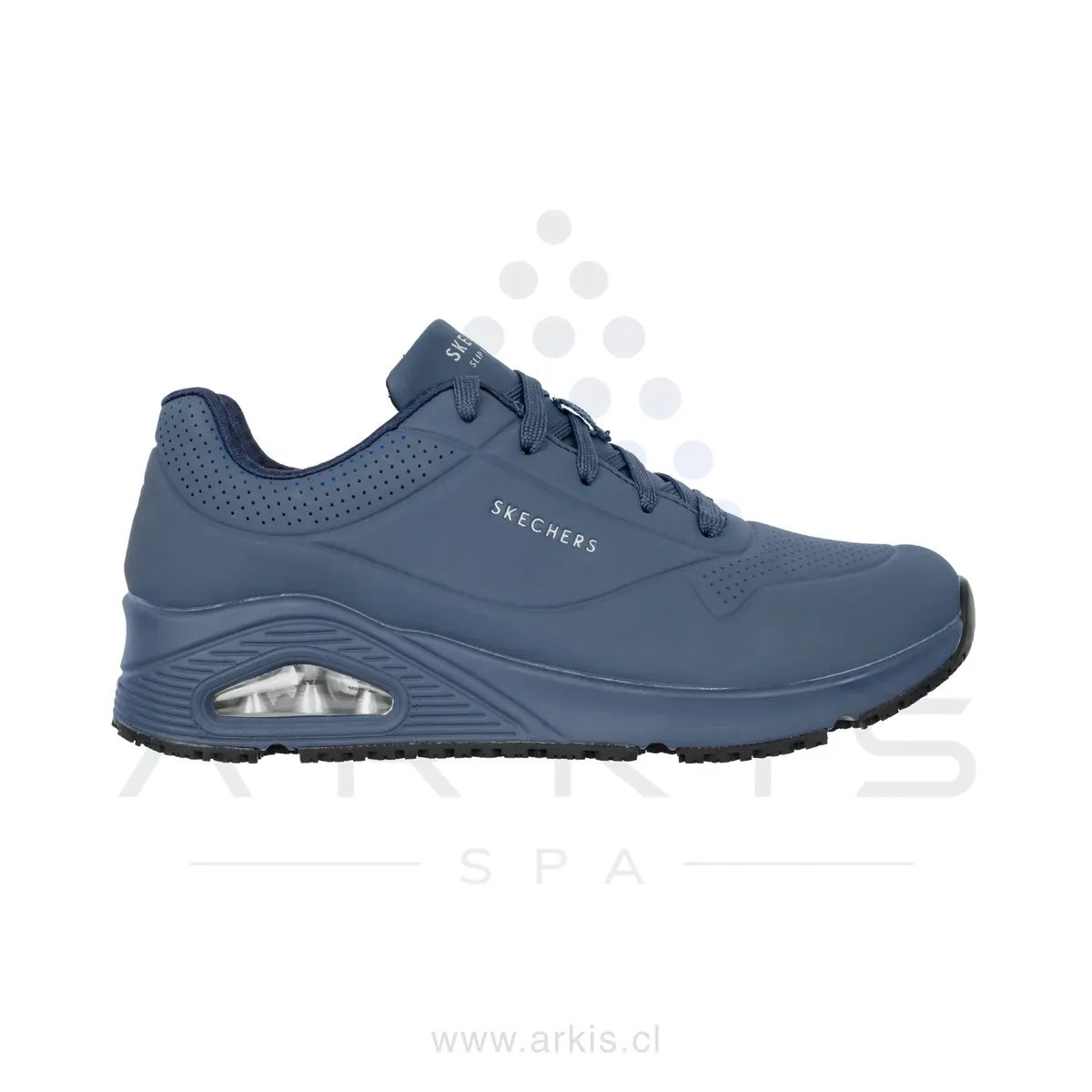 Zapatilla Ocupacional Mujer Skechers Work Uno SR Azul Navy