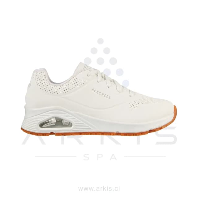 Zapatilla Ocupacional Mujer Skechers Work Uno SR Blanco