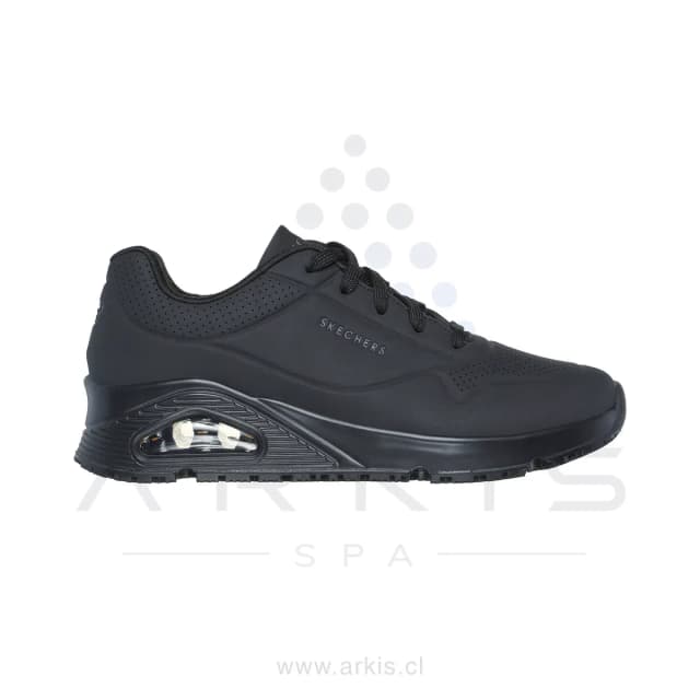 Zapatilla Ocupacional Mujer Skechers Work Uno SR Negro
