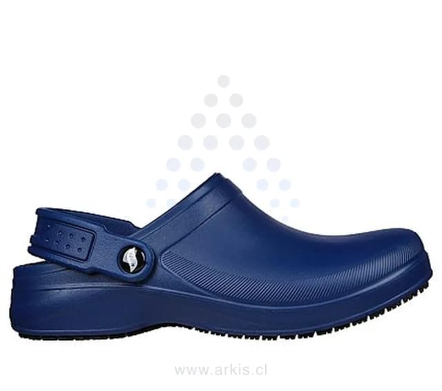 Zueco Ocupacional Hombre Skechers Work Riverbound SR Azul