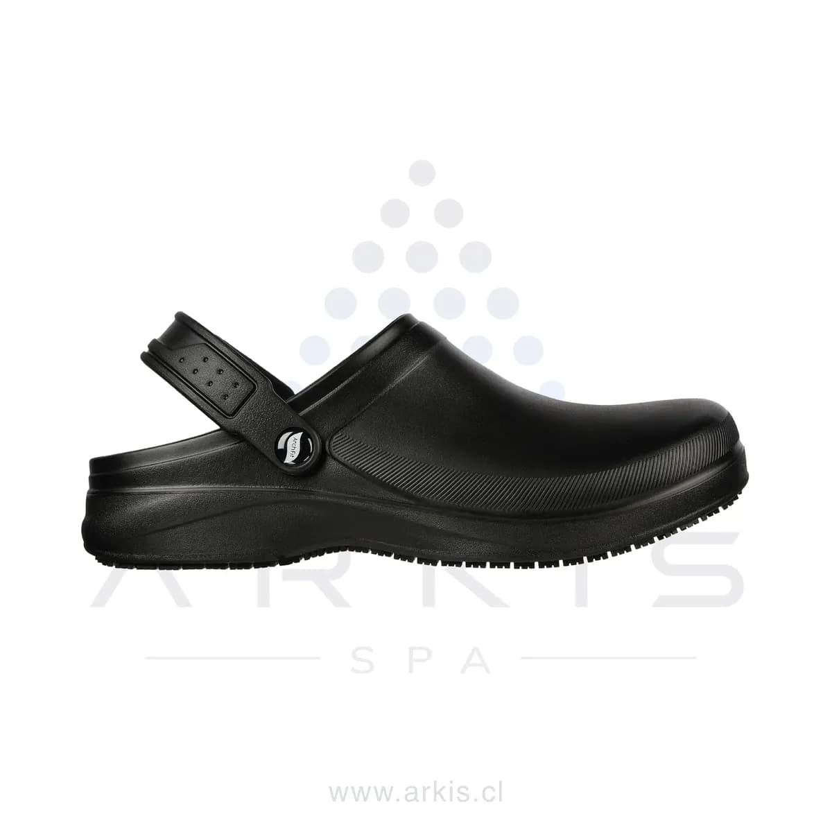 Zueco Ocupacional Mujer Skechers Work Riverbound SR Negro