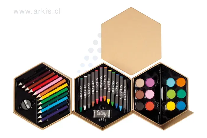 Set de pinturas «HEXÁGONO»