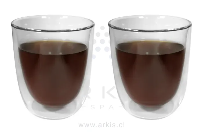 Set de vasos de vidrio «DOUBLE»